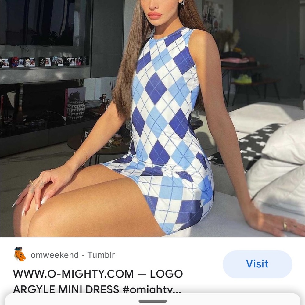 Omighty blue argile dress